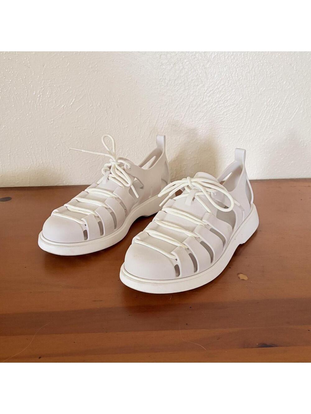 Melissa Shoes Sneaker Sandals White Preppy